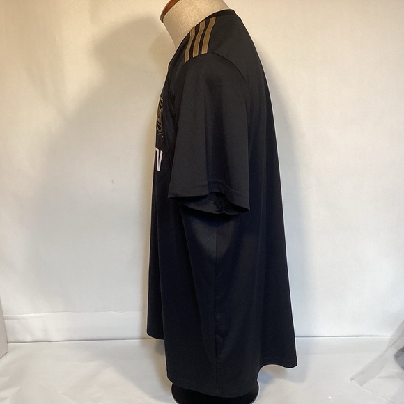 Adidas MLS Los Angeles Angeles LAFC 2018 Black Soccer Jersey Men’s size 2XL - Picture 6 of 13